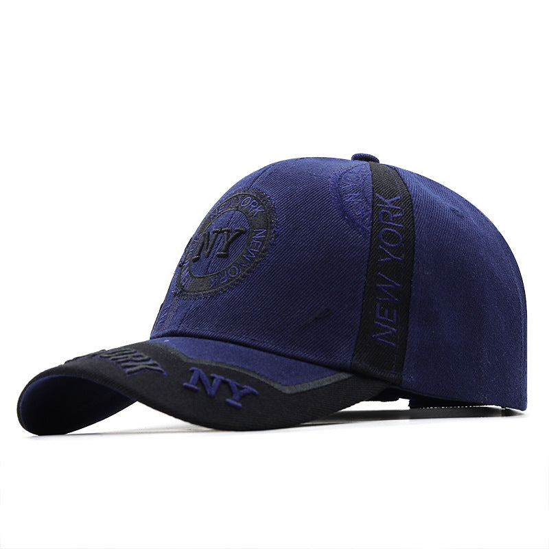 Embroidered Letters Washed Cotton Baseball Cap Men And Women - Urban Caps