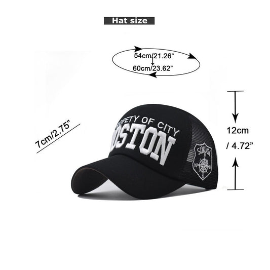 Embroidered Washed Old Outdoor Sun Hat - Urban Caps