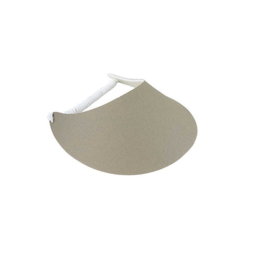 Hope Foam Visor – Lightweight Plain Cotton Foam Sun Visor with Elastic Back