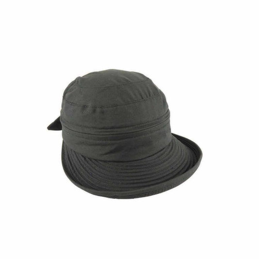 Dorothea Convertible Polycotton Cap and Visor with Removable Top and Velcro Strap