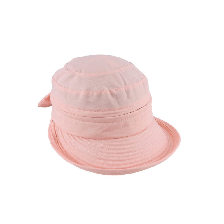 Dorothea Convertible Polycotton Cap and Visor with Removable Top and Velcro Strap