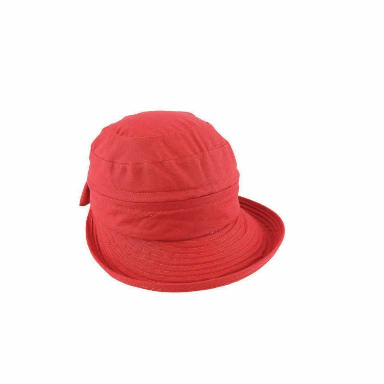 Dorothea Convertible Polycotton Cap and Visor with Removable Top and Velcro Strap
