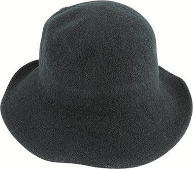 Boiled Wool Small Brim Hat with Mouldable Wire Brim – Winter Collection