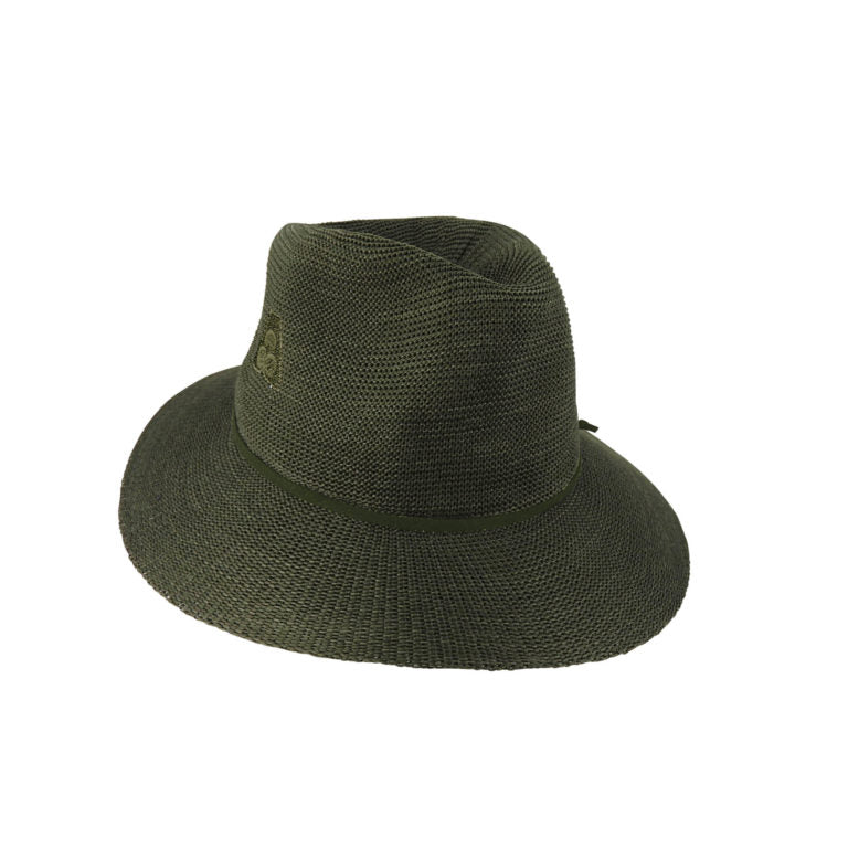 Cece Polyester Wide Brim Outback-Style Hat with Bowls Australia Embroidery – Adjustable Fit