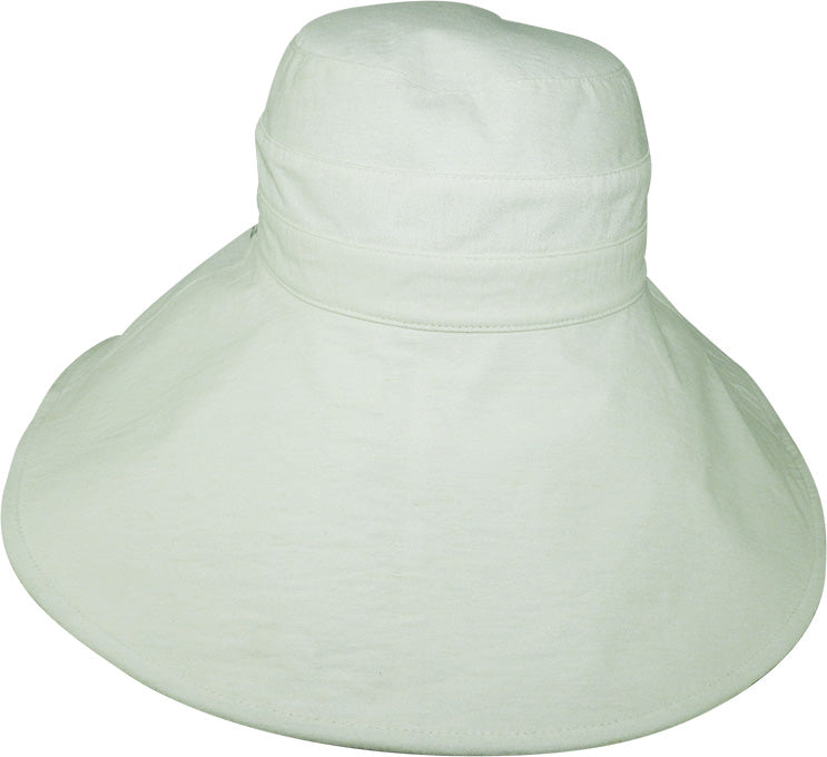 INDIGO – HEMP BLEND SUNHAT w SHAPEABLE WIDE BRIM