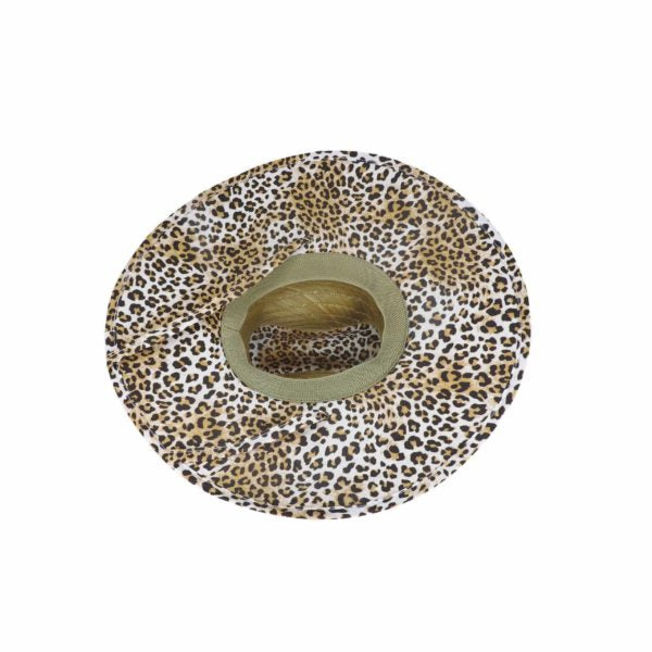 Lyndale Women’s Rush Straw Surf Hat with Wide Brim and Chin Tie