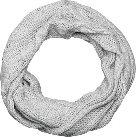 Acrylic Pattern Knit Infinity Scarf – Winter Loop Design