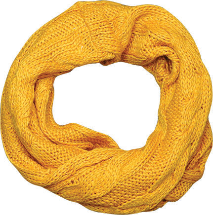 Acrylic Pattern Knit Infinity Scarf – Winter Loop Design