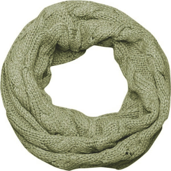 Acrylic Pattern Knit Infinity Scarf – Winter Loop Design