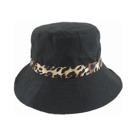 Reversible Animal Print Casual Hat – Polyester, UPF50+ Sun Protection