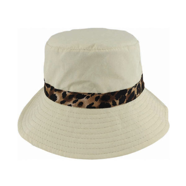 Reversible Animal Print Casual Hat – Polyester, UPF50+ Sun Protection
