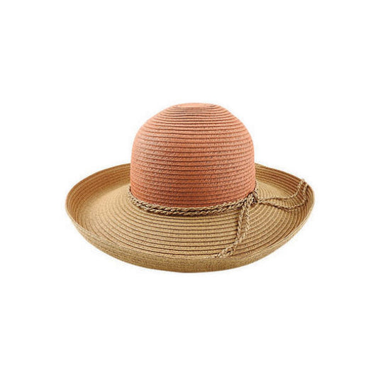 Ruby – Braided Breton Hat with Twisted Self Trim and UPF 50+ Protection