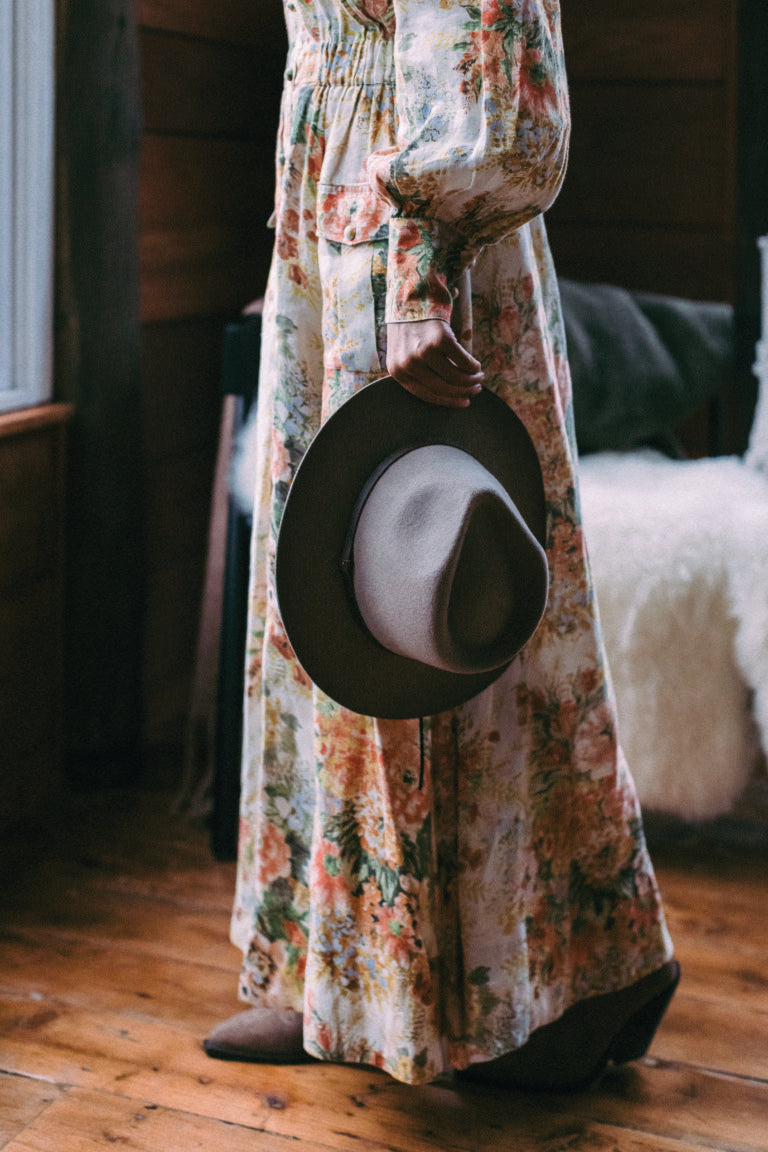 Willow – Australian Wool Felt Teardrop Crown Fedora Hat