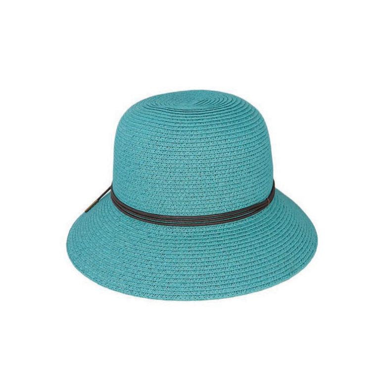 Ella Braided Cloche Hat with Natural Fibres and UPF 50+ Sun Protection