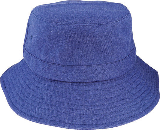 Unisex Linen Blend Bucket Hat – Packable Summer Hat with UPF 50+ Sun Protection