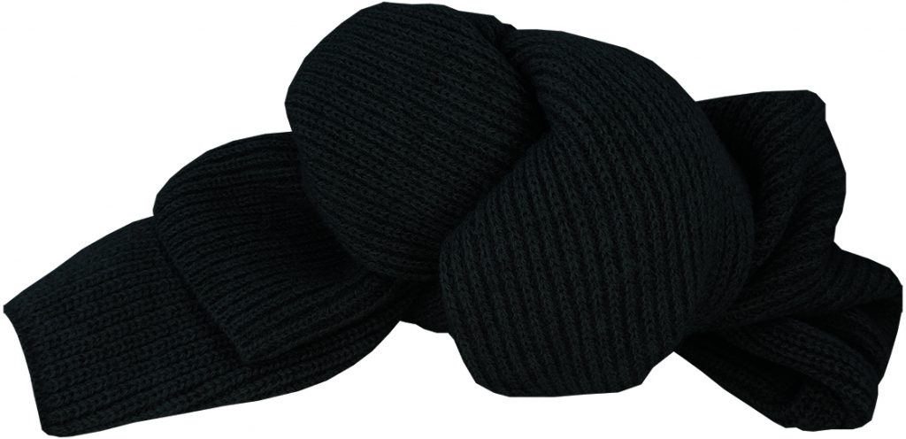 Acrylic Rib Knit Scarf – Soft Winter Layer