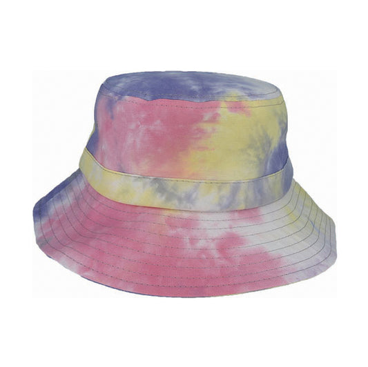 Tie-Dye Cotton Casual Hat with UPF50+ Sun Protection – Adjustable Fit