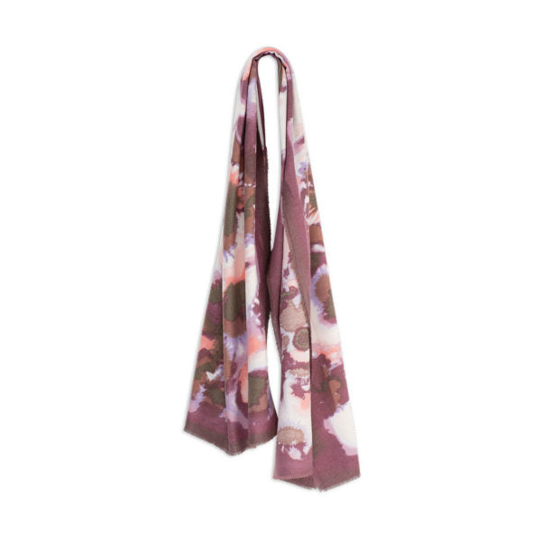 Stoke – Wide Dacron Scarf with Watermark Pattern