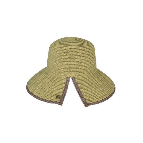 Violet – Women's Braided Ponytail Resort Hat with UPF 50+ Protection