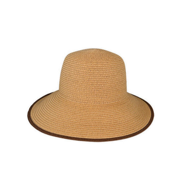 Violet – Women's Braided Ponytail Resort Hat with UPF 50+ Protection