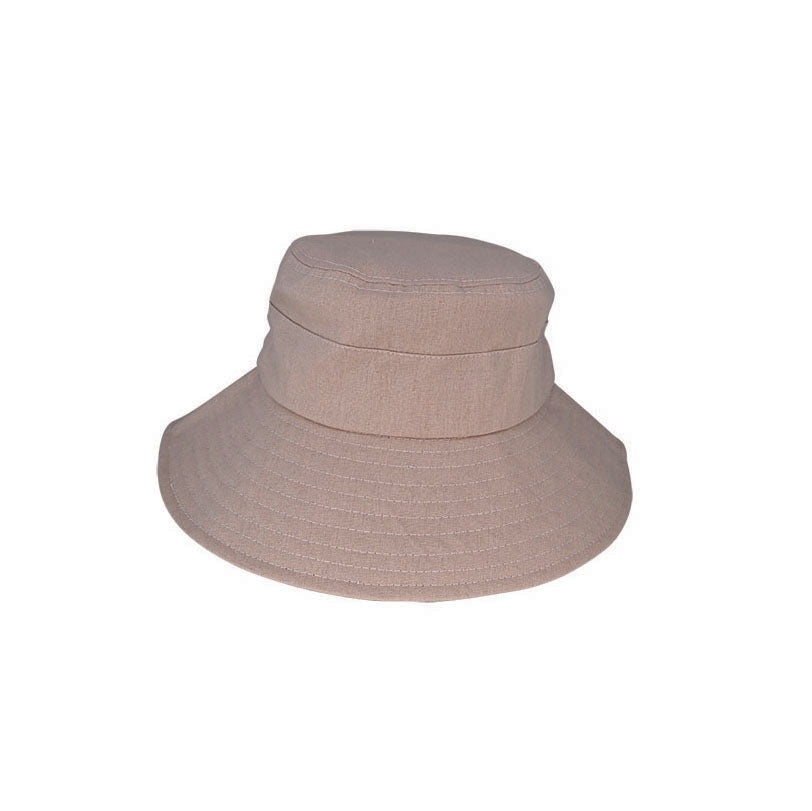 Linley Linen Blend Ponytail Hat with UPF 50+ Sun Protection and Adjustable Fit