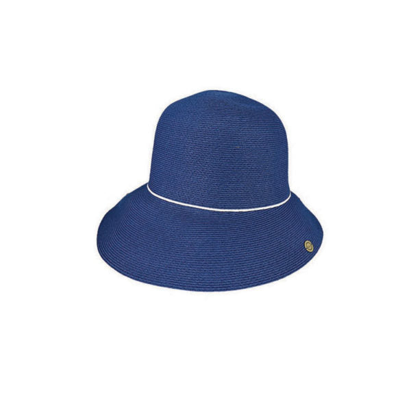 Giselle – Women’s Japanese Toyo Fine Braid Cloche Hat with Medium Brim