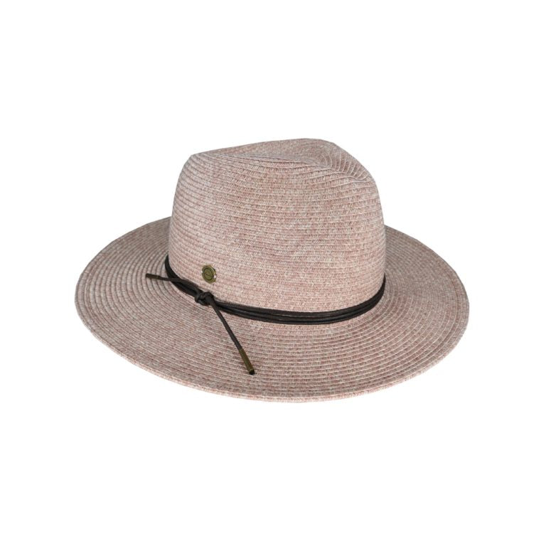 Florence Fedora Hat – Crushable Braided Design with UPF50+ Sun Protection and Adjustable Fit