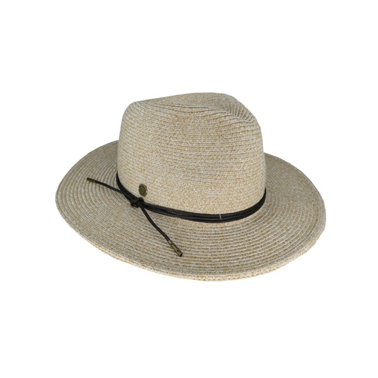 Florence Fedora Hat – Crushable Braided Design with UPF50+ Sun Protection and Adjustable Fit