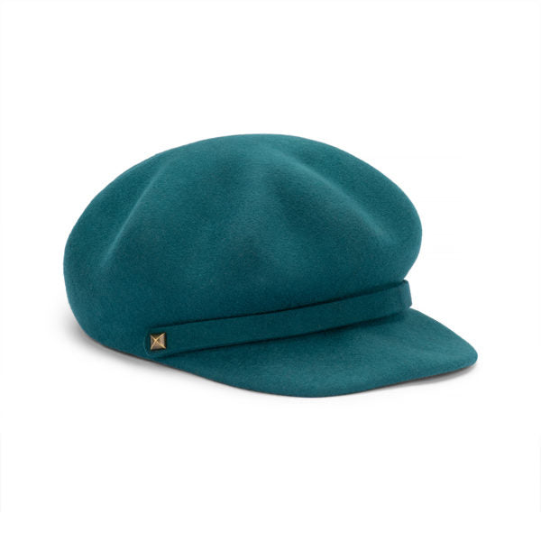 Gianna – Structured Wool Felt Baseball Cap with Adjustable Fit