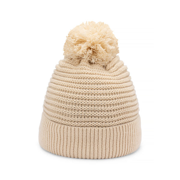 Millicent Plush Lined Acrylic Beanie – Sherpa Lined Winter Hat