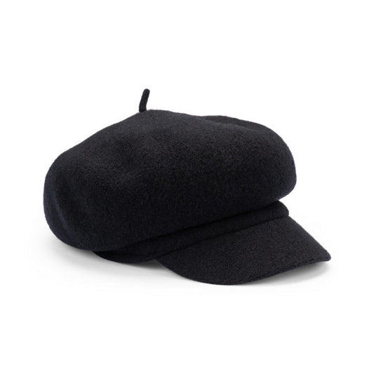 Henley Wool Baker Boy Cap – Vintage-Inspired Flat Cap for Winter