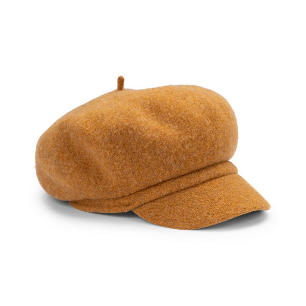 Henley Wool Baker Boy Cap – Vintage-Inspired Flat Cap for Winter
