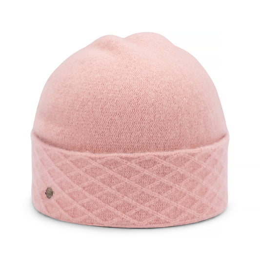 ZOLA – Boiled Wool Pull-On Beanie with Mesh Trim