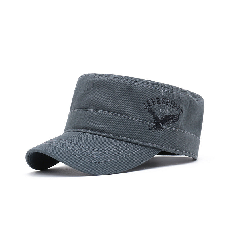 Men’s Casual Flat Cap – Cotton Jacquard Stitch Cap | Adjustable Fit - Urban Caps