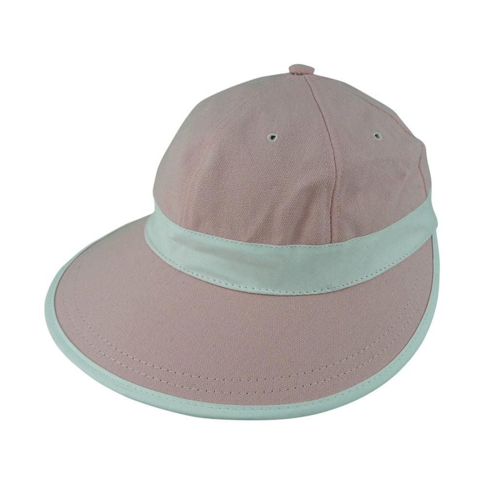 Unisex Piqué Fabric Wide Brim Cap with Contrast Trim