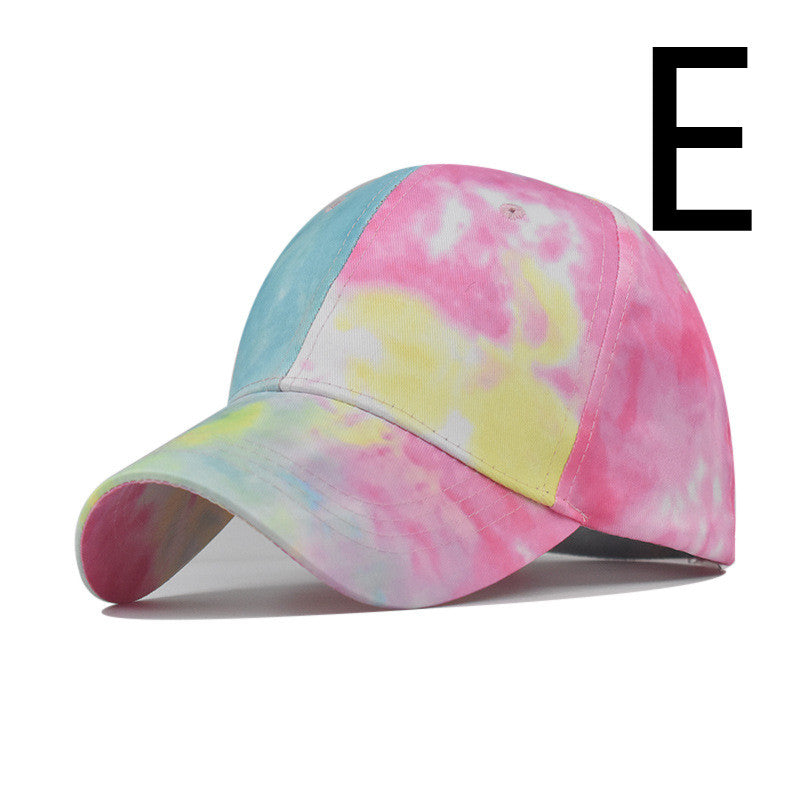 Tie-Dyed Cotton Men'S and Women'S Baseball Caps