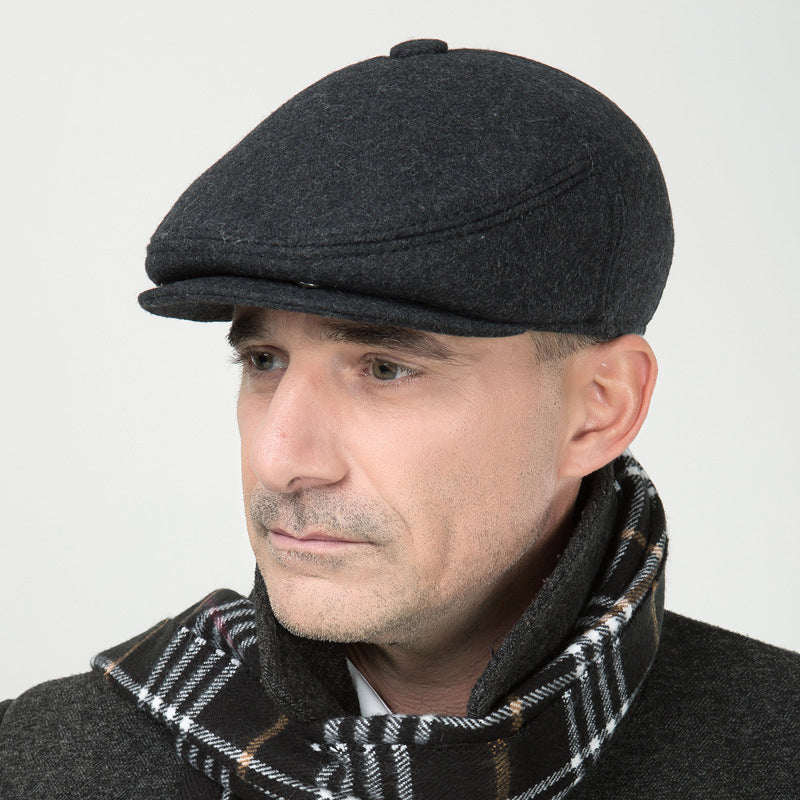 Middle-Aged Woolen Cap: Classic Comfort for Every Season - Urban Caps