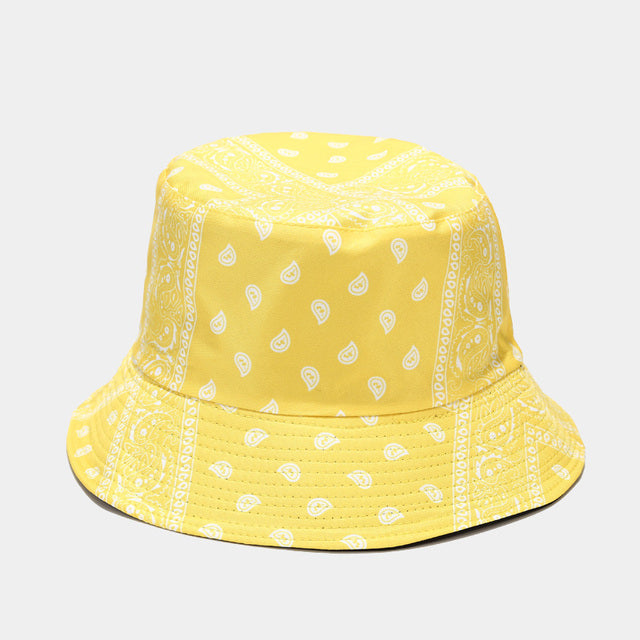 Bandana Print Bucket Hats With Multiple Colorways - Urban Caps