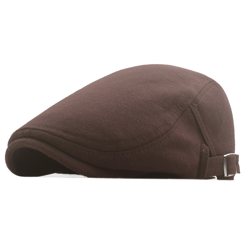 Men’s Classic Flat Top Newsboy Cap – Retro Autumn Beret | Adjustable Fit - Urban Caps
