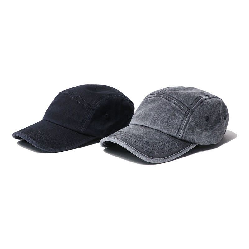 Men'S and Women'S Old Five-Piece Baseball Caps Washed Retro
