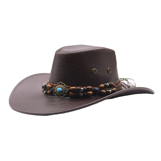 Female Big Brim Sun-proof Western Cowboy Hat - Urban Caps