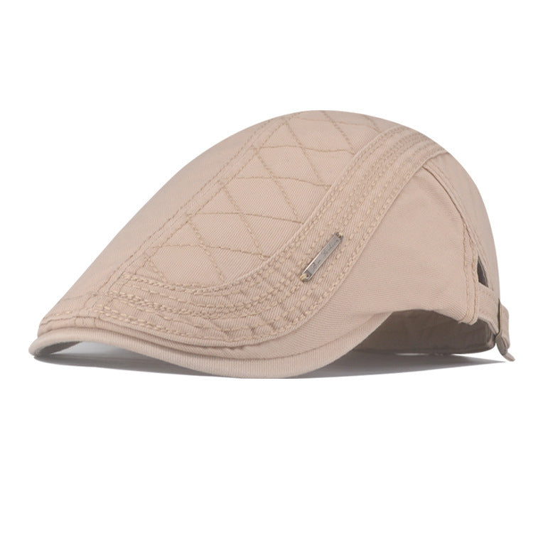 Men'S Monochrome Beret Youth Leisure Outing - Urban Caps