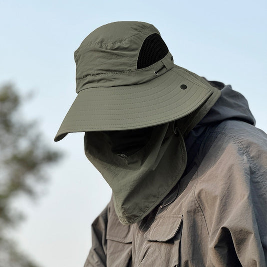 Outdoor Fishing Cap Protection Bucket Hat UV Protection Sun Hat - Urban Caps