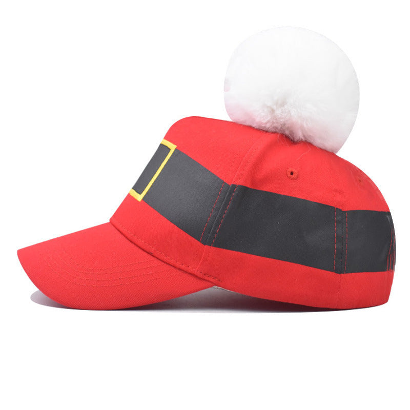 Christmas With Fur Ball All-matching Baseball Cap - Urban Caps