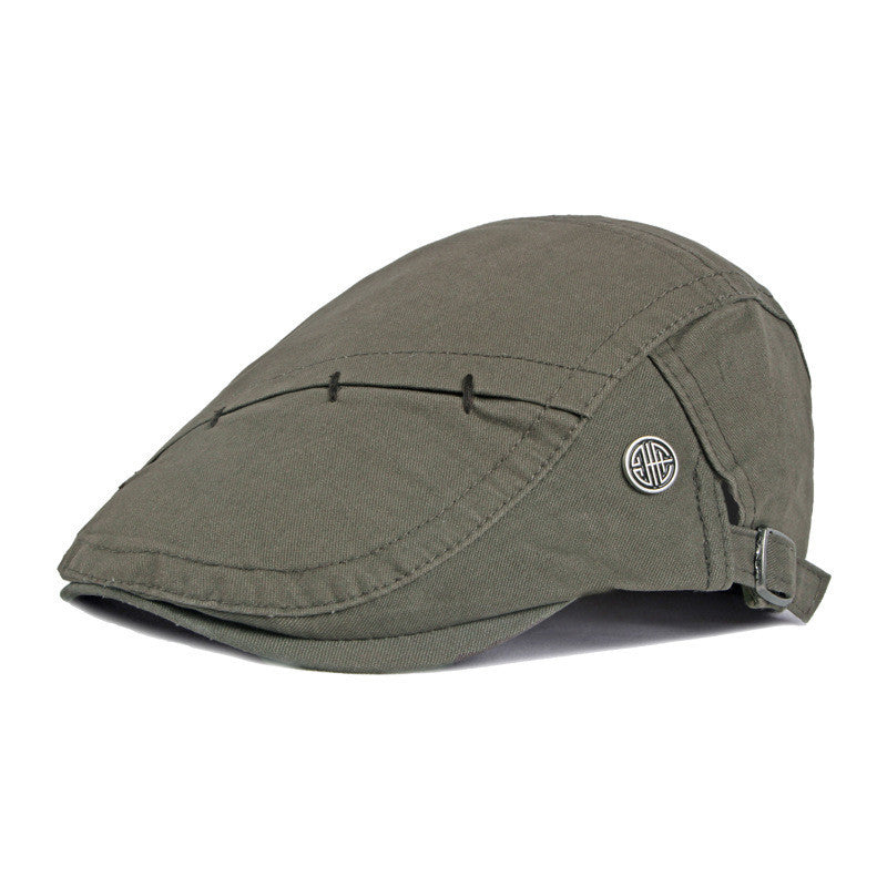 Retro Literary Casual Personality Stitched Beret - Urban Caps