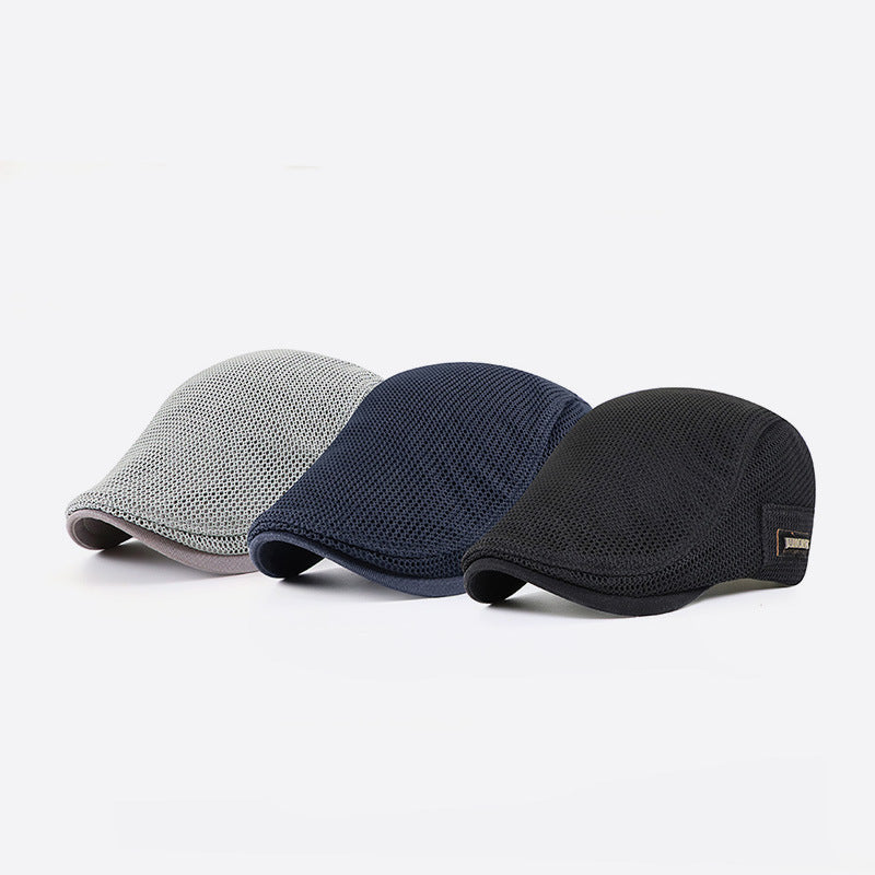 New Style Caps Men's Mesh Breathable Beret Women's - Urban Caps