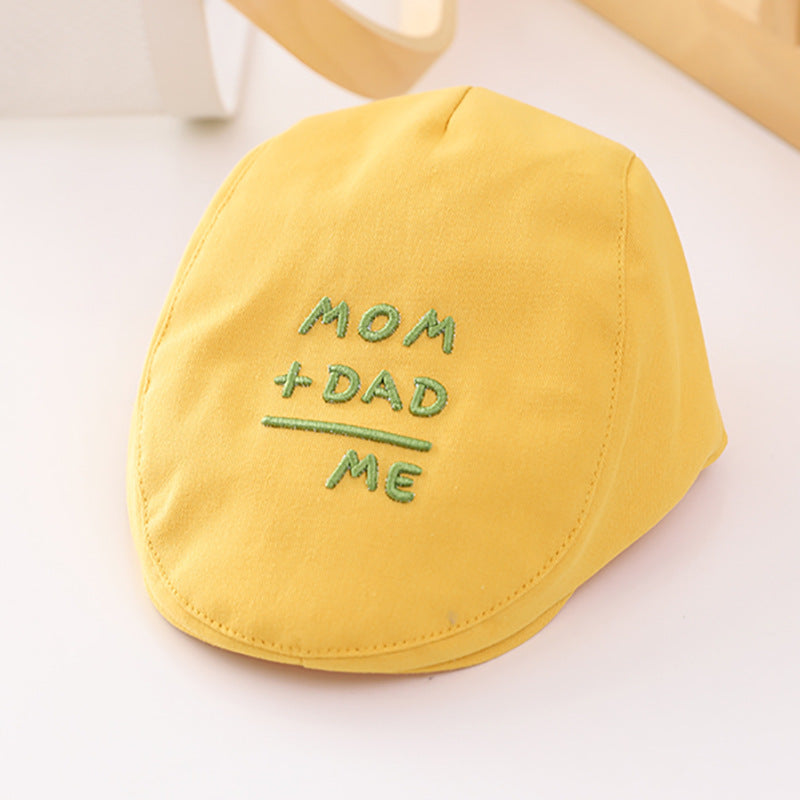 Embroidered English Letters Baby Sunshade Hat - Urban Caps