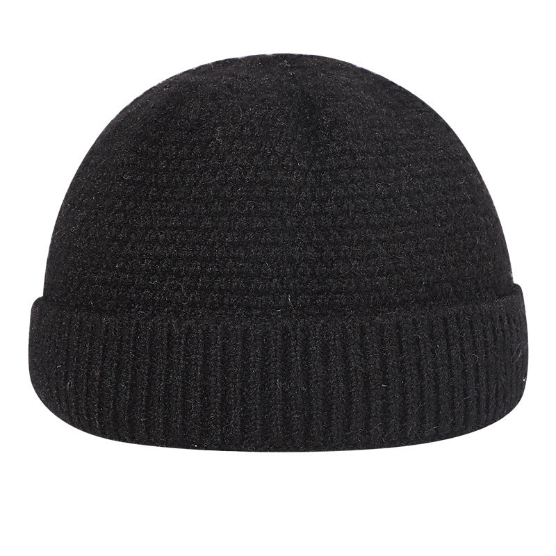 Outdoor Autumn And Winter Warm Hemming Knitted Woolen Cap - Urban Caps