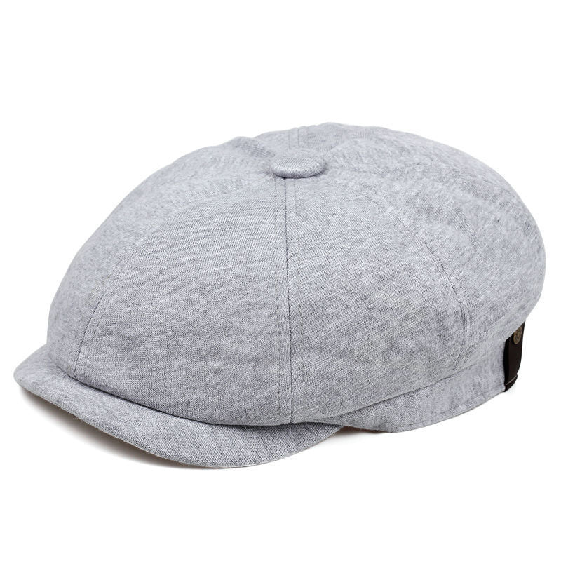 Retro Fashion Male British Wild Beret Octagonal Hat - Urban Caps