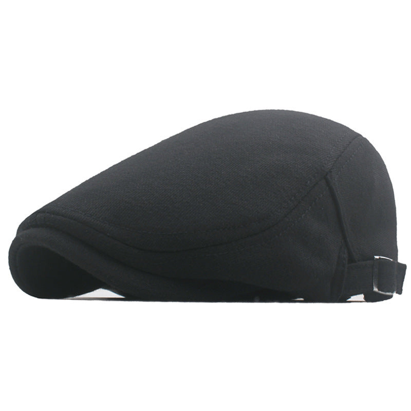 Men’s Classic Flat Top Newsboy Cap – Retro Autumn Beret | Adjustable Fit - Urban Caps